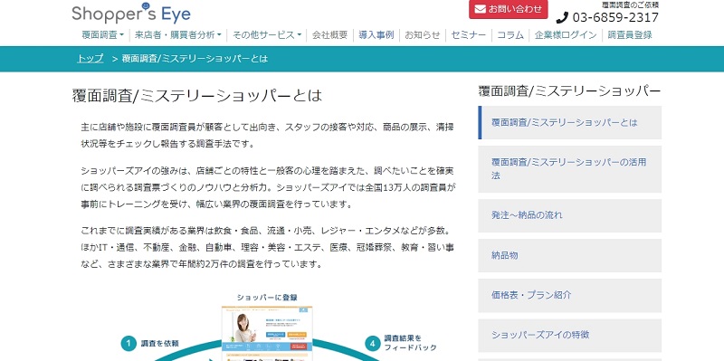 クロス・マーケティング公式HPキャプチャ画像