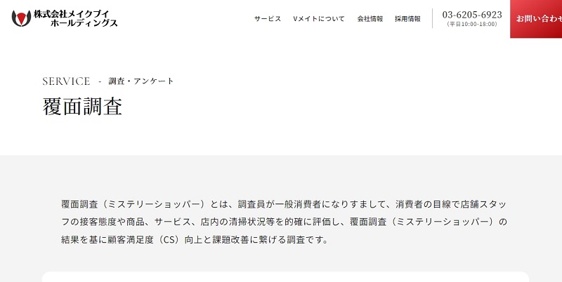 メイクブイ・ホールディングス公式HPキャプチャ画像